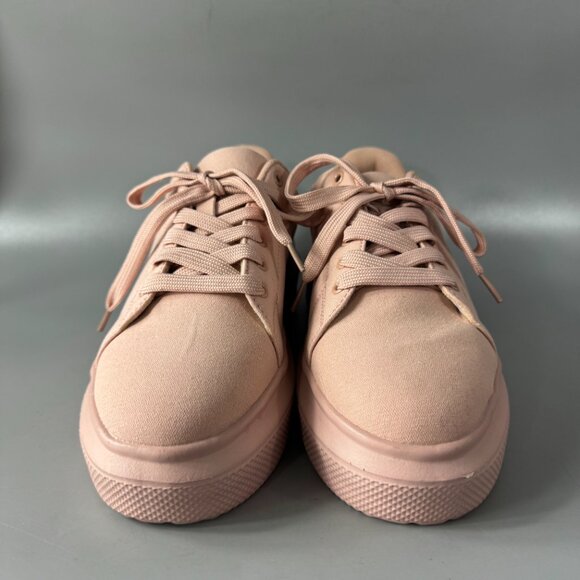 New ASOS Design Pink Platform Sneakers Size 8 - Picture 3 of 14
